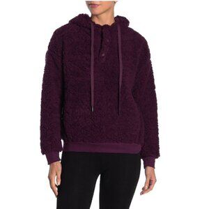 Z By Zella Rare Form FauxShearling Pullover Hoodie